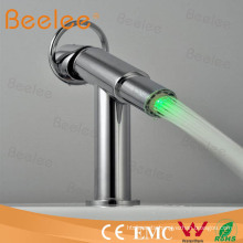 Hydropowered LED Mixer Tap Basin Faucet (cold&hot) Qh0618f